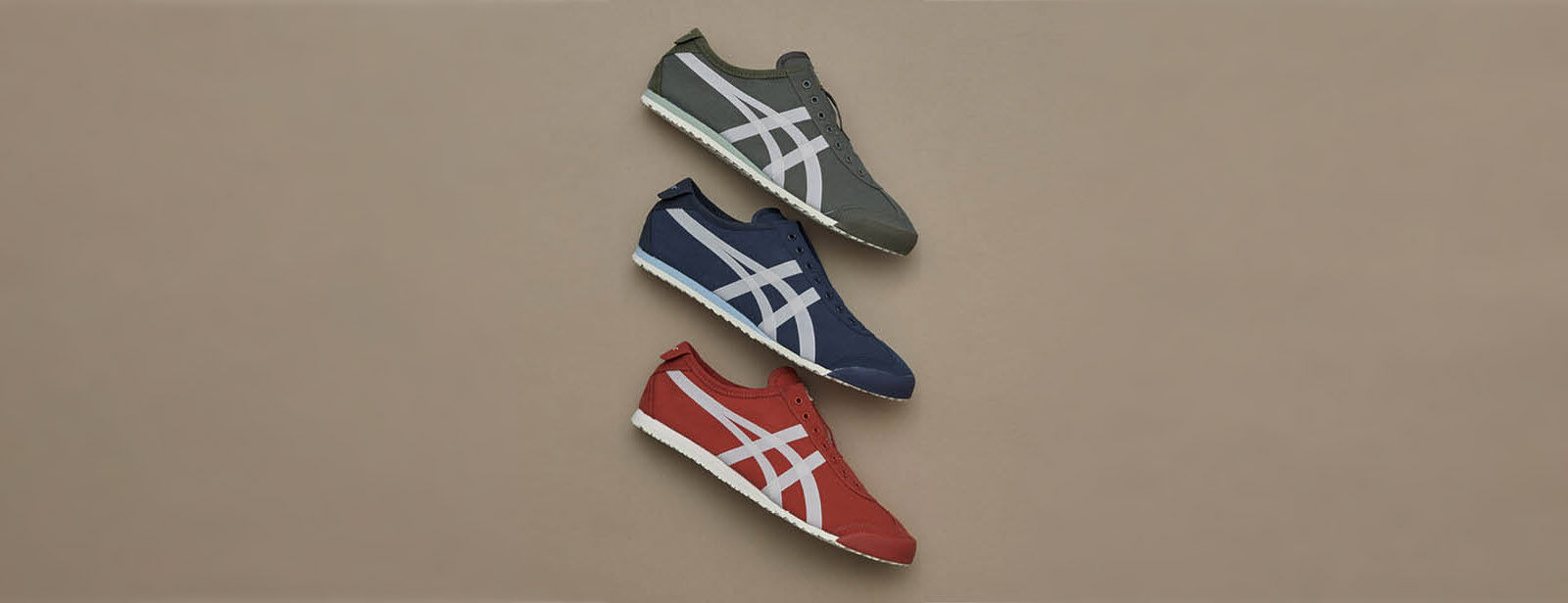 asics tiger senza lacci