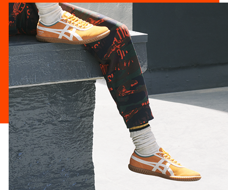 onitsuka tiger tsunahiki orange