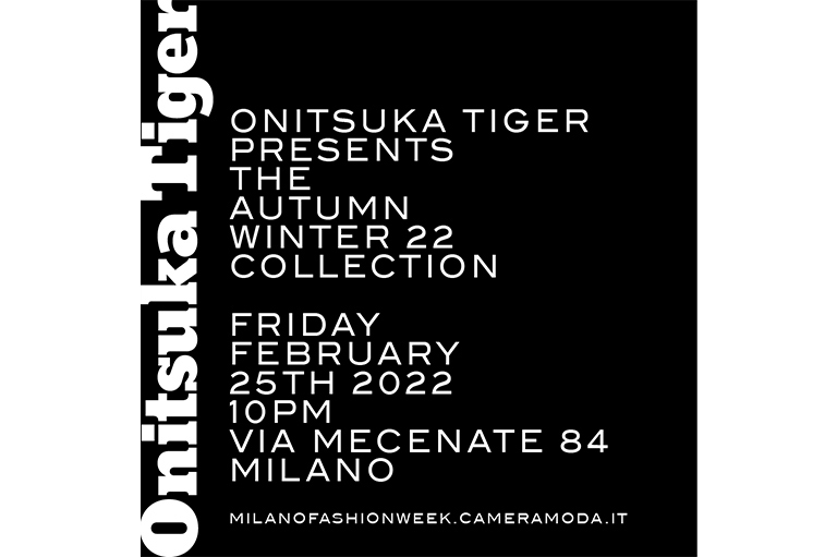 【Onitsuka Tiger 2022년 가을∙겨울 컬렉션】MILAN FASHION WEEK에서 최초의 런웨이 형식으로 리얼 쇼를 개최