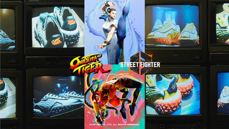 Onitsuka Tiger and Street Fighter 6 collaboration <br>Avatars of global Street Fighter players don original battle style street wear