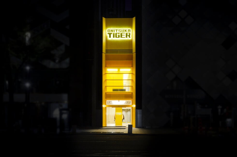 Onitsuka Tiger<br>Toko konsep koleksi kuning pertama di dunia dibuka di Ginza