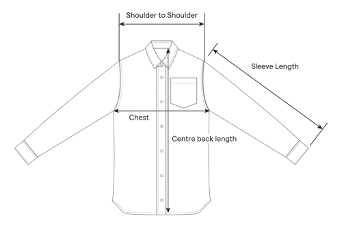 shirt measurement - shoulder